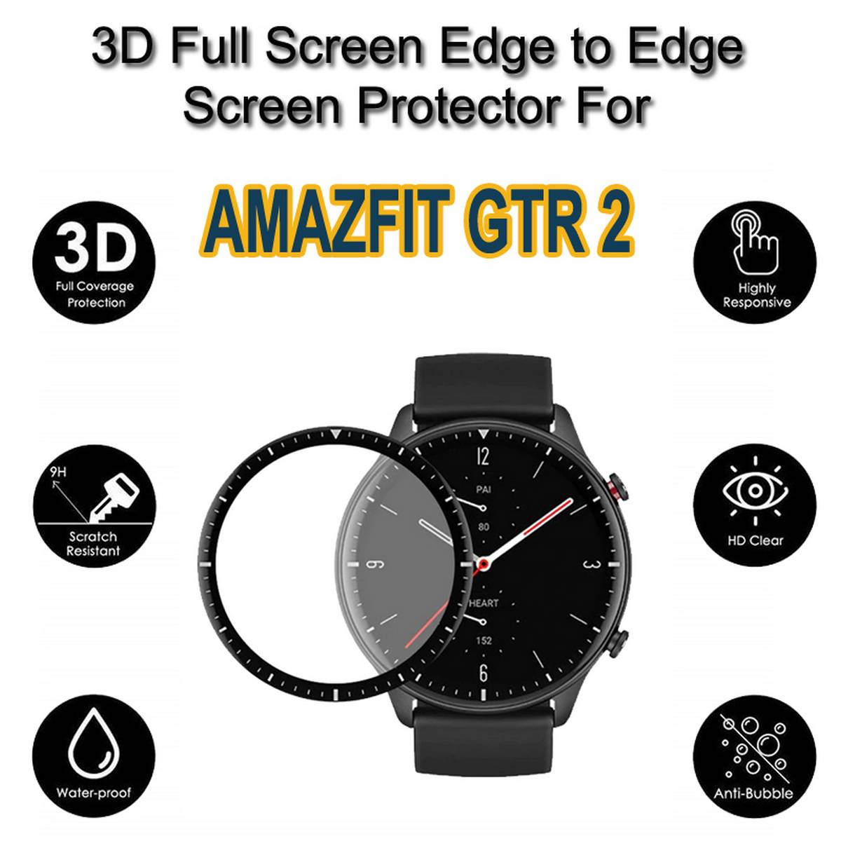 amazfit gtr screen