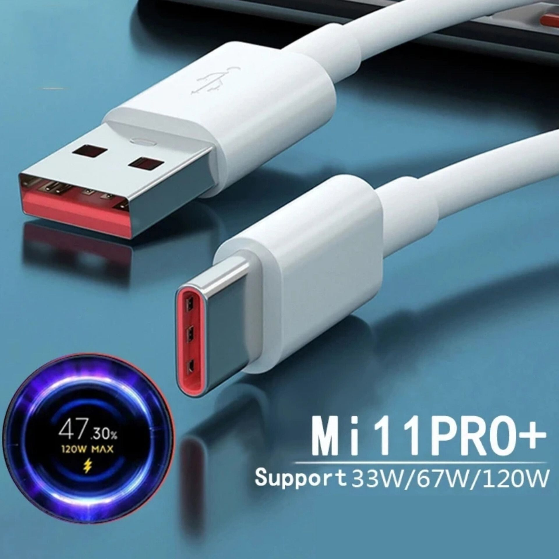 100% Original Xiaomi 120w, 67w, 33w, Turbo Charger Cable 33 Watt 67 Watt 120 Watt Fast Charging 6A For Redmi Note 13, 12/11S/ Note 10/ Note 10 Pro/10S/Note 9 Pro price in Pakistan