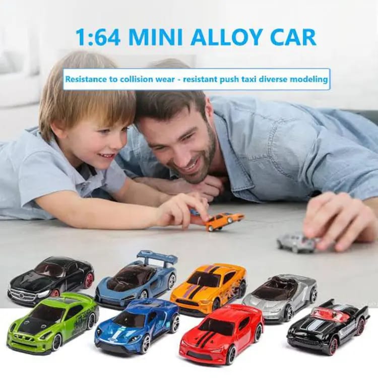 Mini Diecast Pull Back Car Toy -   | High-Speed Racing Cars for Kids | Alloy Metal Material | Fun & Durable Play | Great Gift for Kids & Collectors | Miniature Sports & Police Car Models | Interactive & Engaging Toy | Order Today!