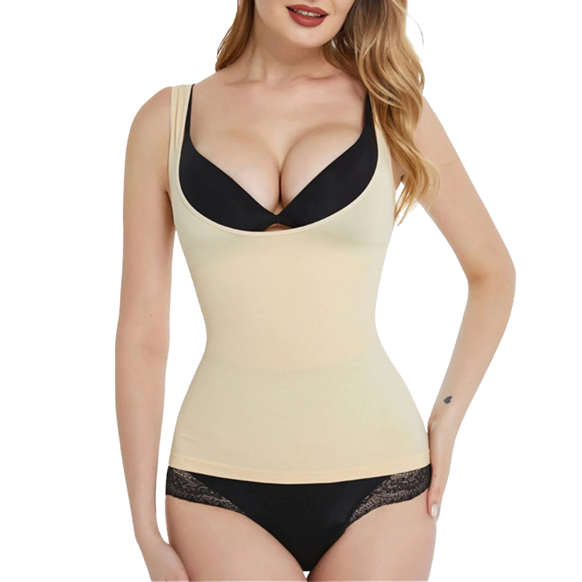 Women's Tummy Control Vest Body Shaper with Adjustable Waist, High Quality Slimming Shapewear