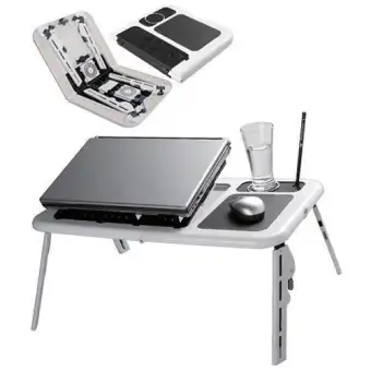 Portable Laptop E Table Cooling Pad Black White Buy Online