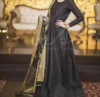 raw silk long frocks