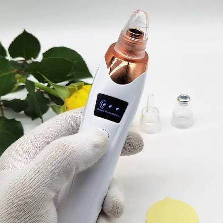5-in-1 Electric Blackhead Remover Vacuum Suction Face Pore Cleaner Machine | Acne, Whitehead & Blackhead Removal Tool | Deep Pore Cleansing Oil Remover | USB Rechargeable Facial Skin Care Device