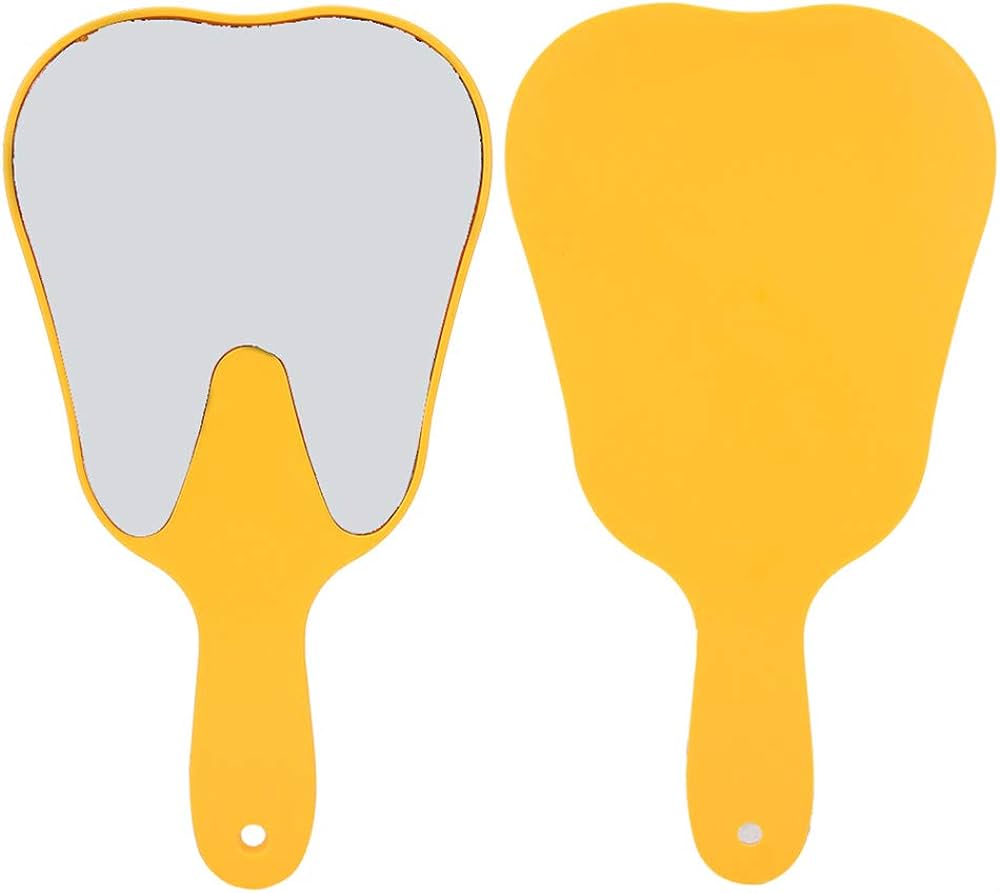 Nursing Tools Portable Mirror Oral Handle Mirror Plastic Handle Mirror Mouth Mirror Handle Hand Mirror