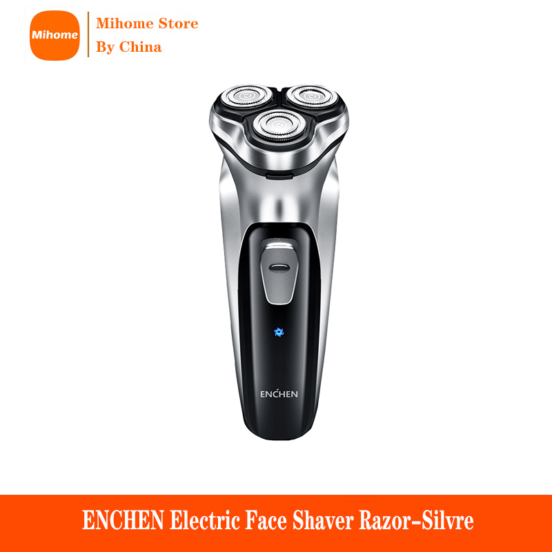 Mihome ENCHEN Electric Face Shaver Razor for Men 3D Floating Blade