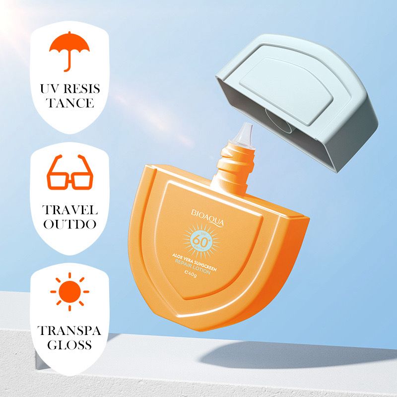 Bioaqua Aloe Vera SPF 60+ SunScreen Skin Repair Lotion High Sun Protection 40g BQY37381