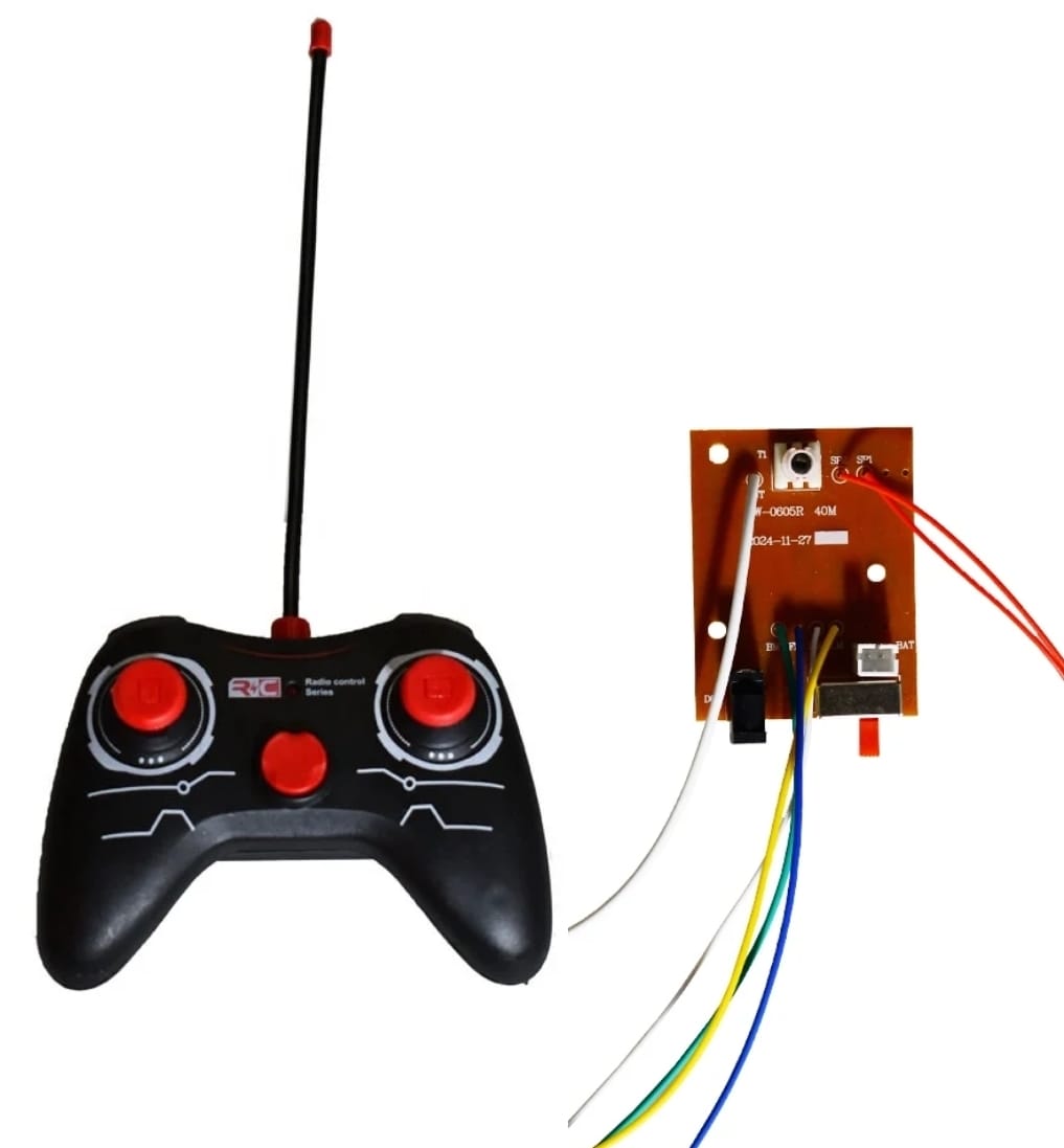 Toy car remote and receiver board  27mhz  5 channel