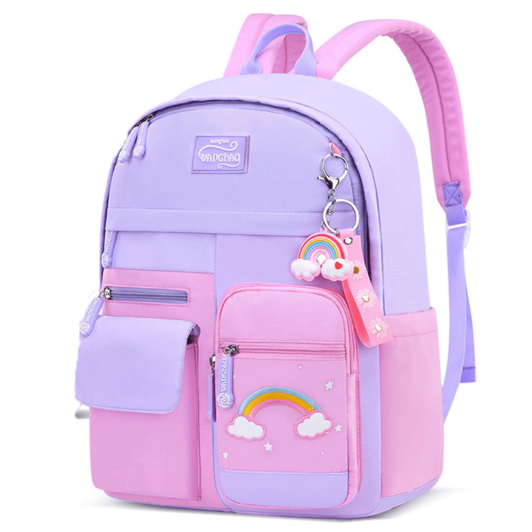 Dreamy Clouds Backpack Purple Daraz.pk