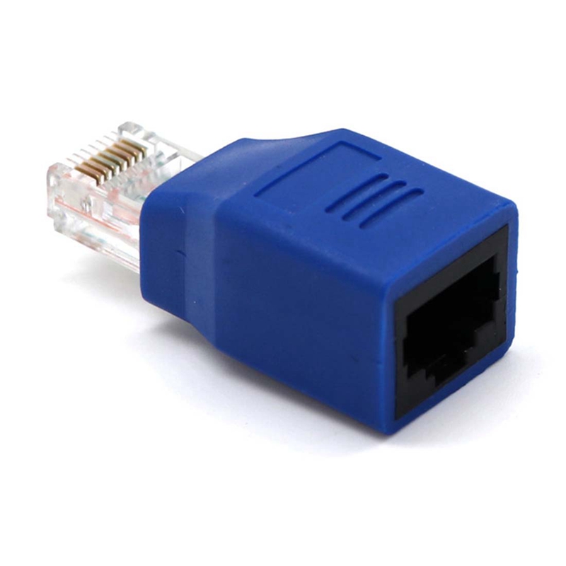 2X Connected Crossover Cable RJ45 M/F Adapter Male to Female | Daraz.pk