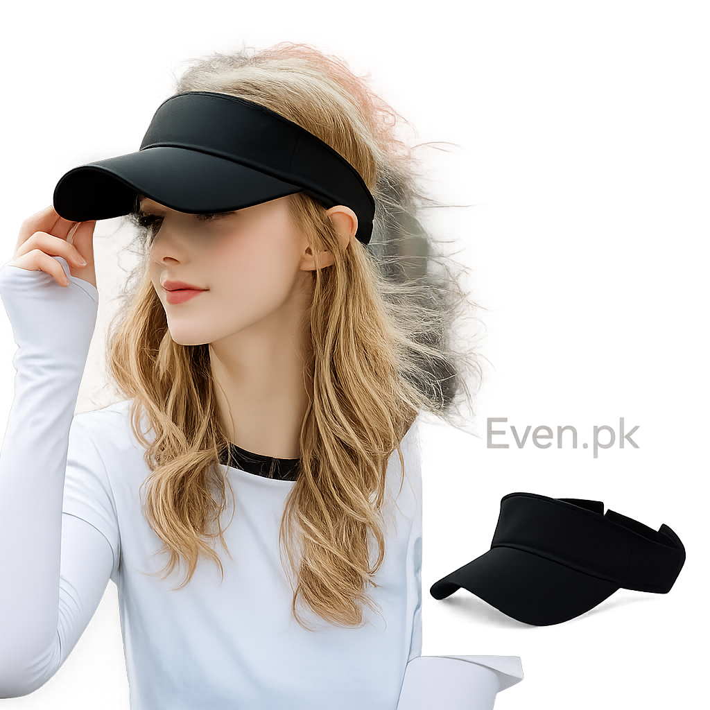 Girls Black Half Cap | Shade Cap | Hijab Inner Cap for Girls & Women | Comfortable Stretchable Underscarf Cap