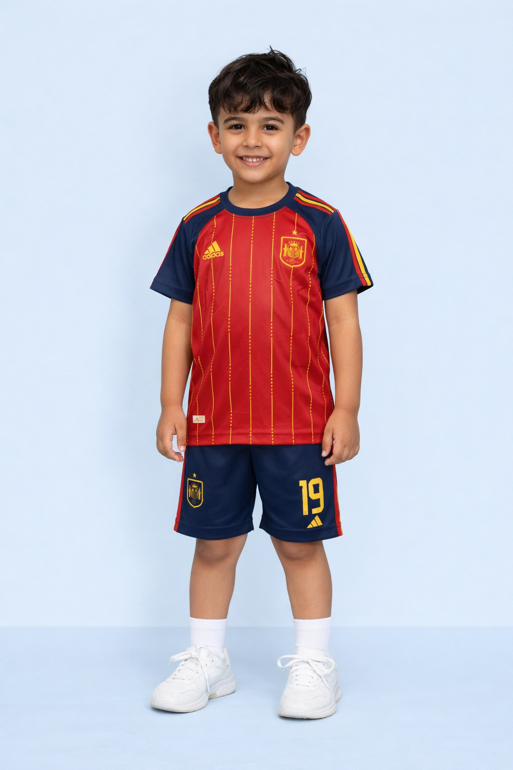 lamine yamal  Spain football soccer  kit  for  kid