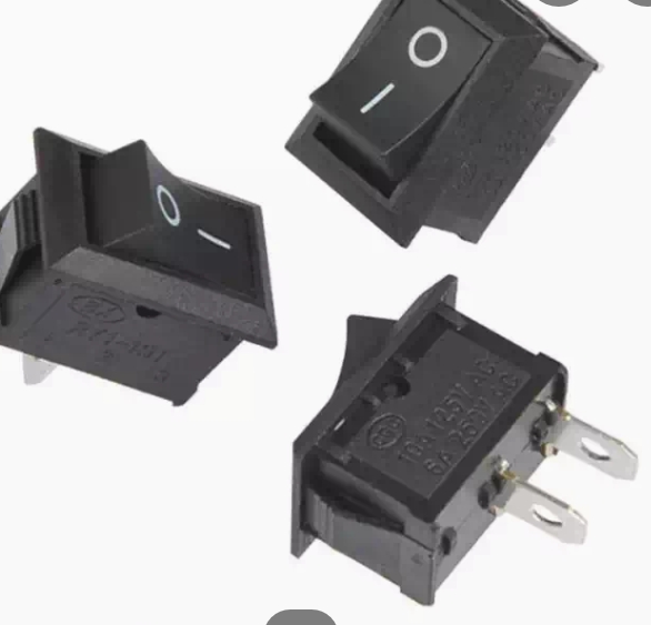 5Pcs/lot 10*15mm SPST 2PIN ON/OFF Boat Rocker Switch
