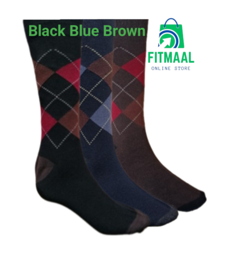 Winter socks full length, Full Size, Warm Socks, Pack of 3  Pairs for Men, Regular Winter-Warm Socks For Men, with different socks colors