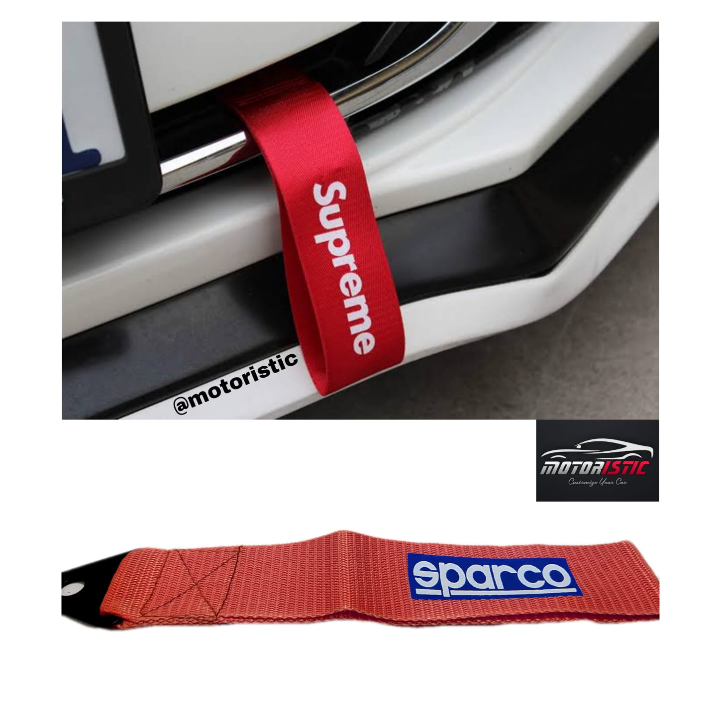 Bumper Hook Tow Strap P10 Yellow Heavy-Duty Racing Tow Strap - Foto 10