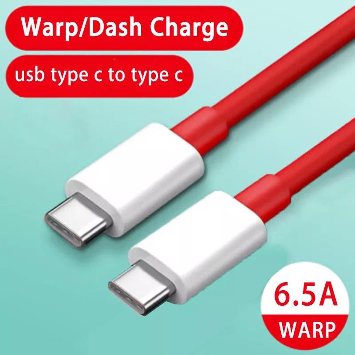 Oneplus 65w charger original EU Warp Fast charger adapter Type C To type C Cable For OnePlus 9 PRO 8T 8 Pro 8 7T Pro Nord price in Pakistan