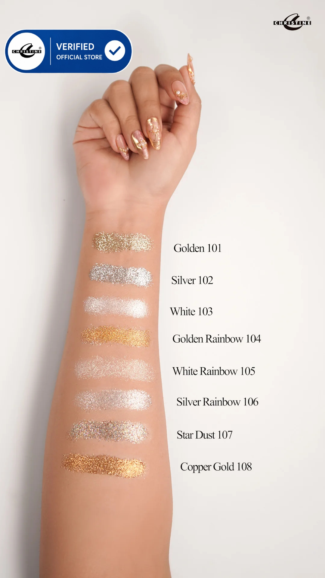 Christine Glitter Dust - Shade 102 Silver