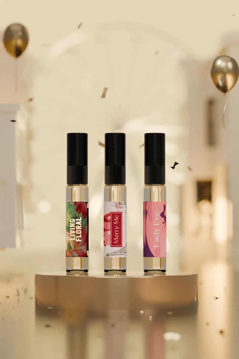 5ml Sample Set | Set of 3 Spray Tester | Top 3 Women Fragrances | Pocket Perfumes | Long Lasting | Scents N Stories | 5ml