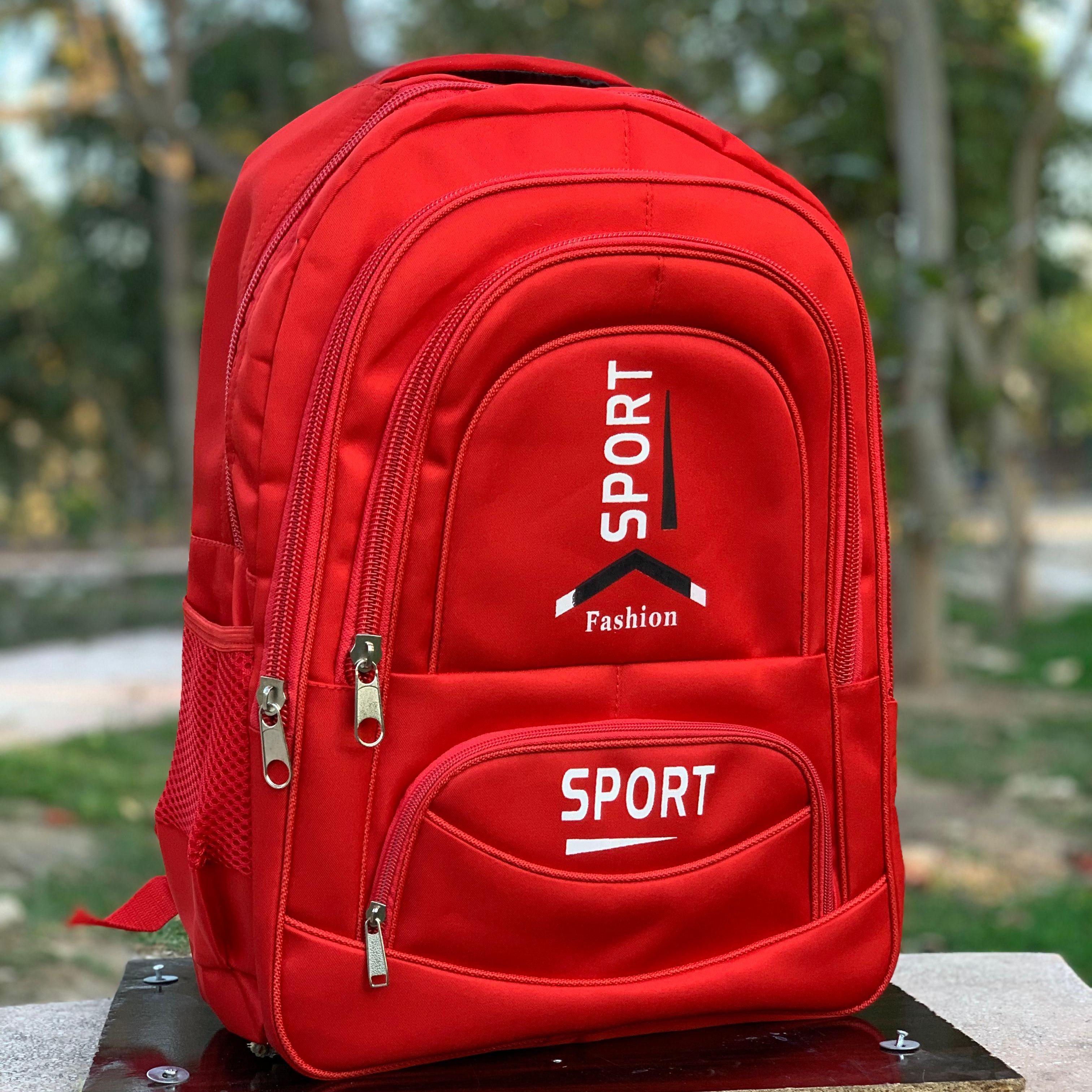 School and college bag for boys and girls silki cloth new design stylish  bag low price 14 inch length 8 inch wirth black color sale price | Daraz.pk