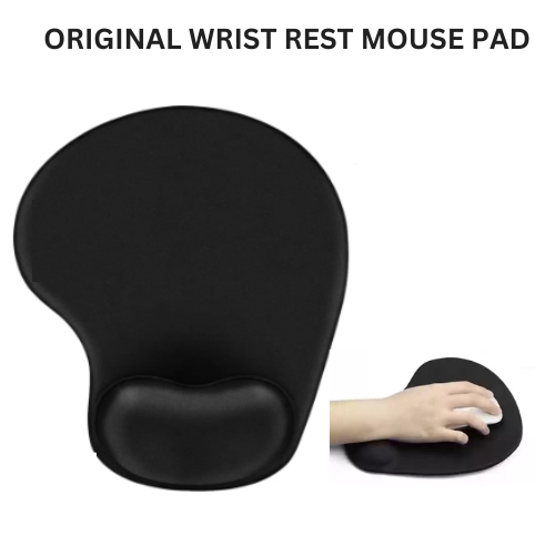 Original Mouse Pad With Cooling Gel & Foam - Thumb Shape Mousepad With Wrist Rest - Washable Mouse Mat & Non Slip