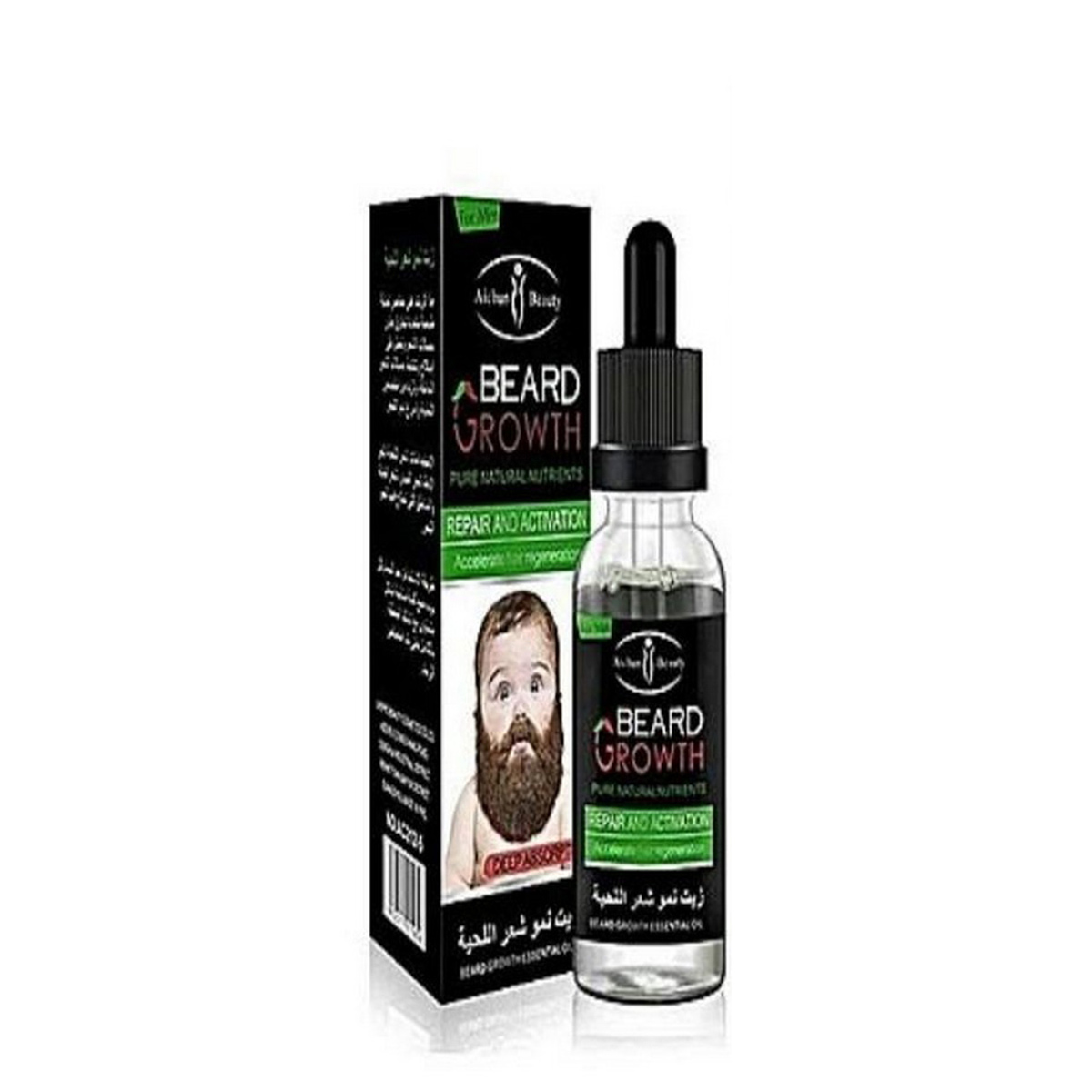 Beard Growth Essential Oil Enhance Facial Whiskers Nutrition