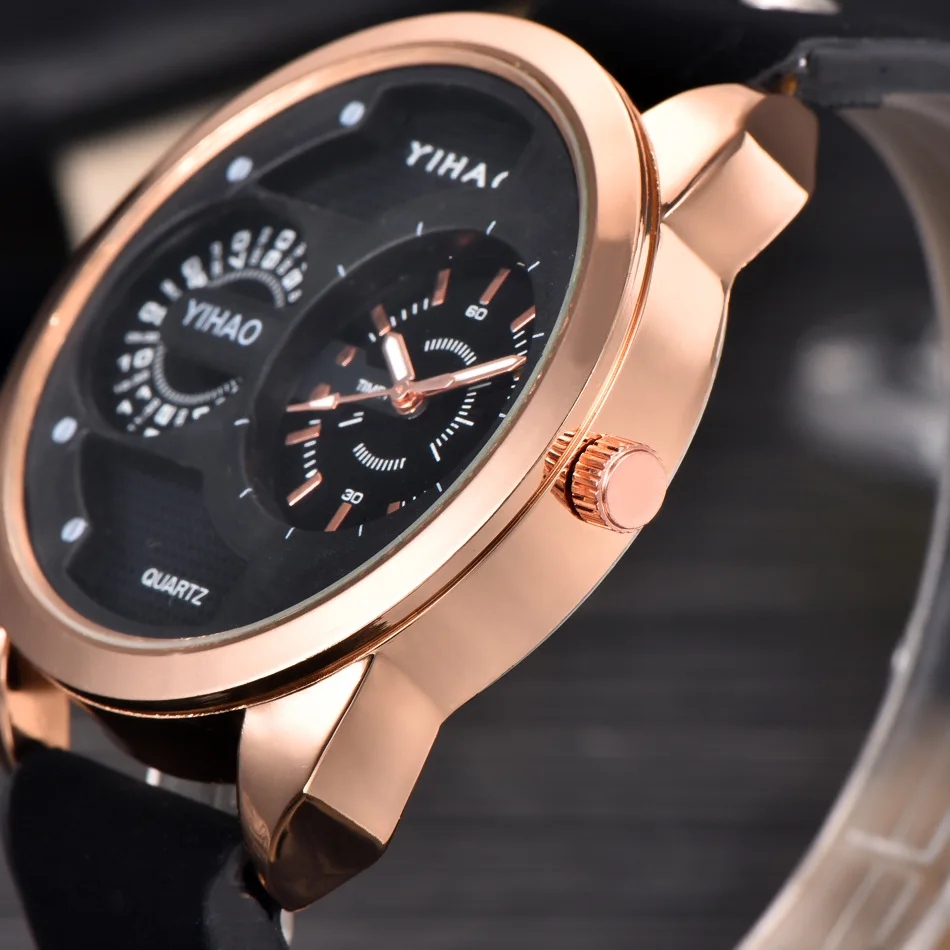 Bin-b Watch for Men Silicone Strap Quartz Watch Casual and Fashion Style Multiple Colors