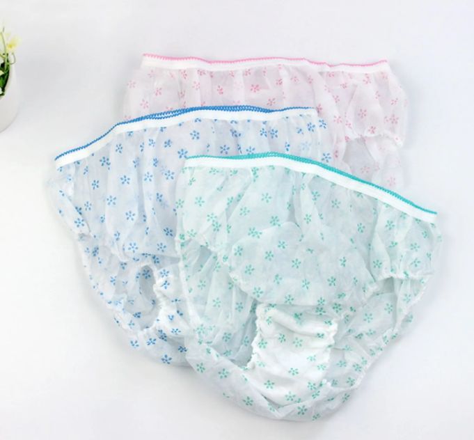 Pack Of 6 Travel Disposable Panties, Postpartum Brief Panties, Disposable Period Panties, Disposable Panties For Women And Girls, Disposable Underwear For Postpartum