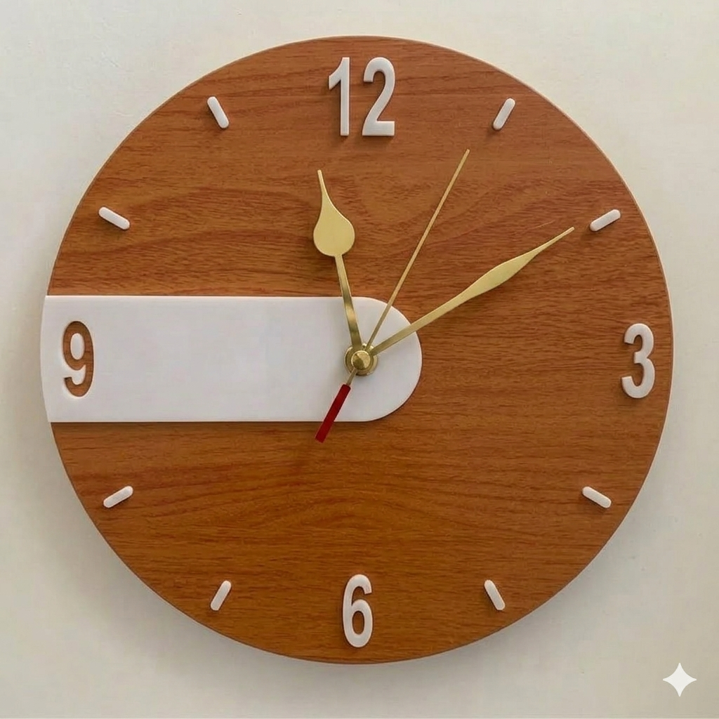 Brown Clock 1