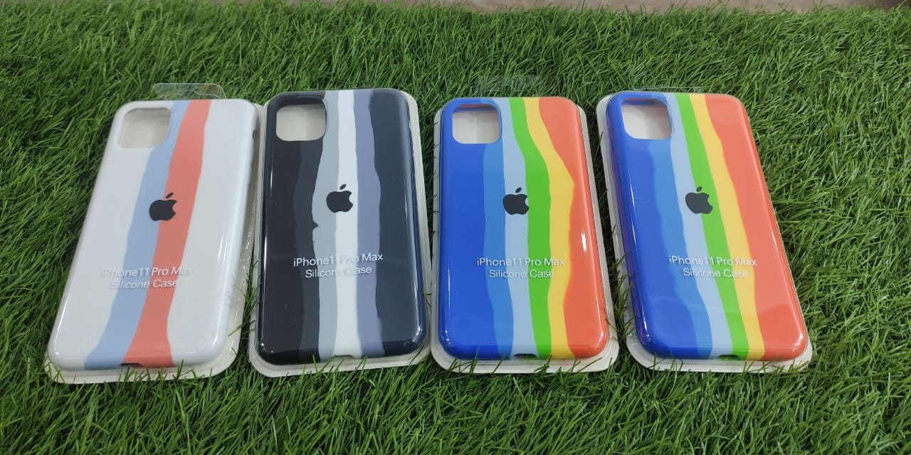 Iphone 11 pro max Rainbow Orignal Official Case-Fancy Cover Iphone