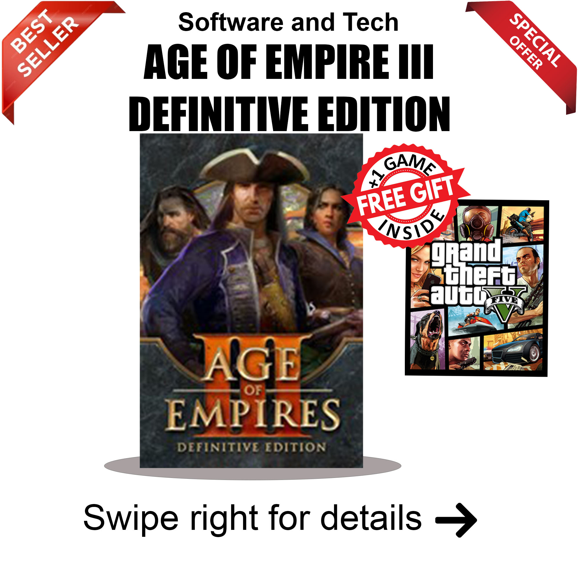 Lot De Jeux PC : Age Of Empire 3 & Age Of Mythology - Version Allemande, Bon état