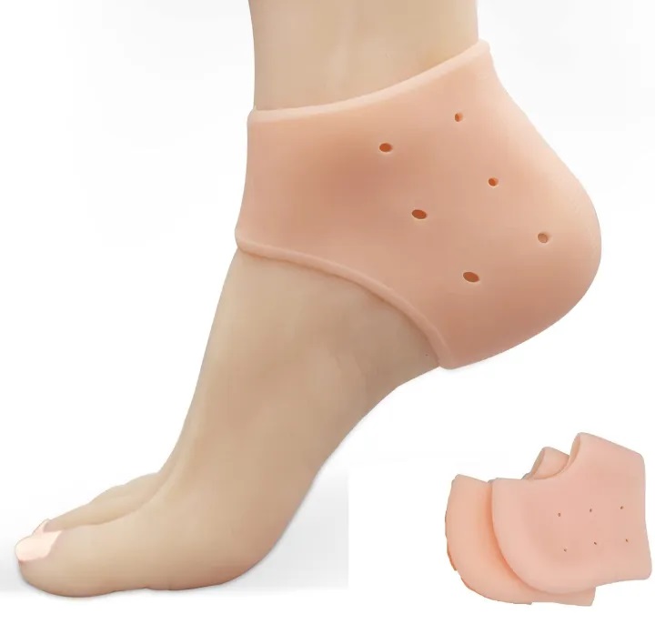 Silicone Gel Heel Pad Socks For Pain Relief And Anti Crack Heel 1 Pair Heel Cups Heel Guards Heel Protectors Heel  Sleeves For Relieve Heel Pads Cushion Heel Pain, Heal Dry Cracked Heels, Achilles Tendinitis, For Men & Women