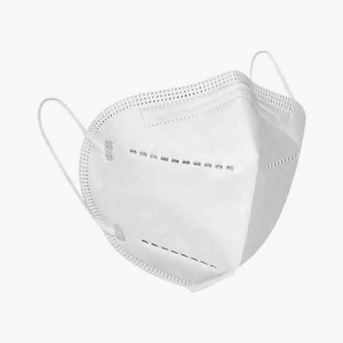 5 Ply Disposable Face Mask - Breathable Non-Woven Ear Loop Mask, Latex Free, White