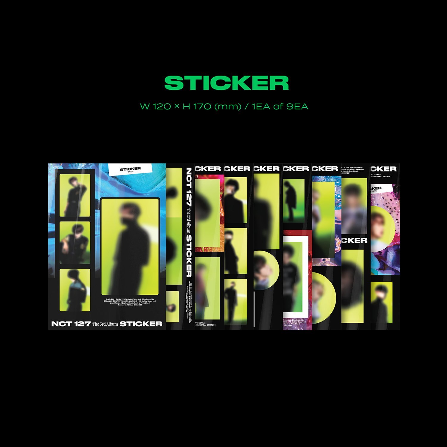 新品未開封・まとめ売り】NCT 127 Sticker STICKY 10枚