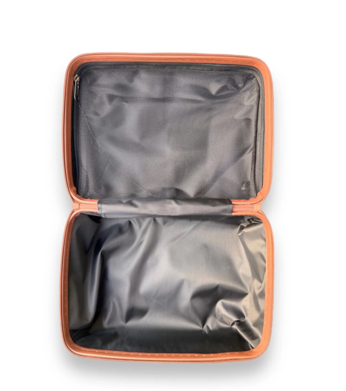 Beauty 14 Inch Suitcase Waterproof Plastic Makeup Storage Box Zipper Travel Cosmetic Bags Case