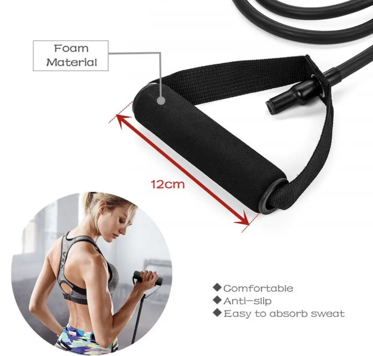 Resistance Band Single Loop Pull Rope, Exercise band, loop band, stretch band, Latex Elastic Tube Resistance Bands