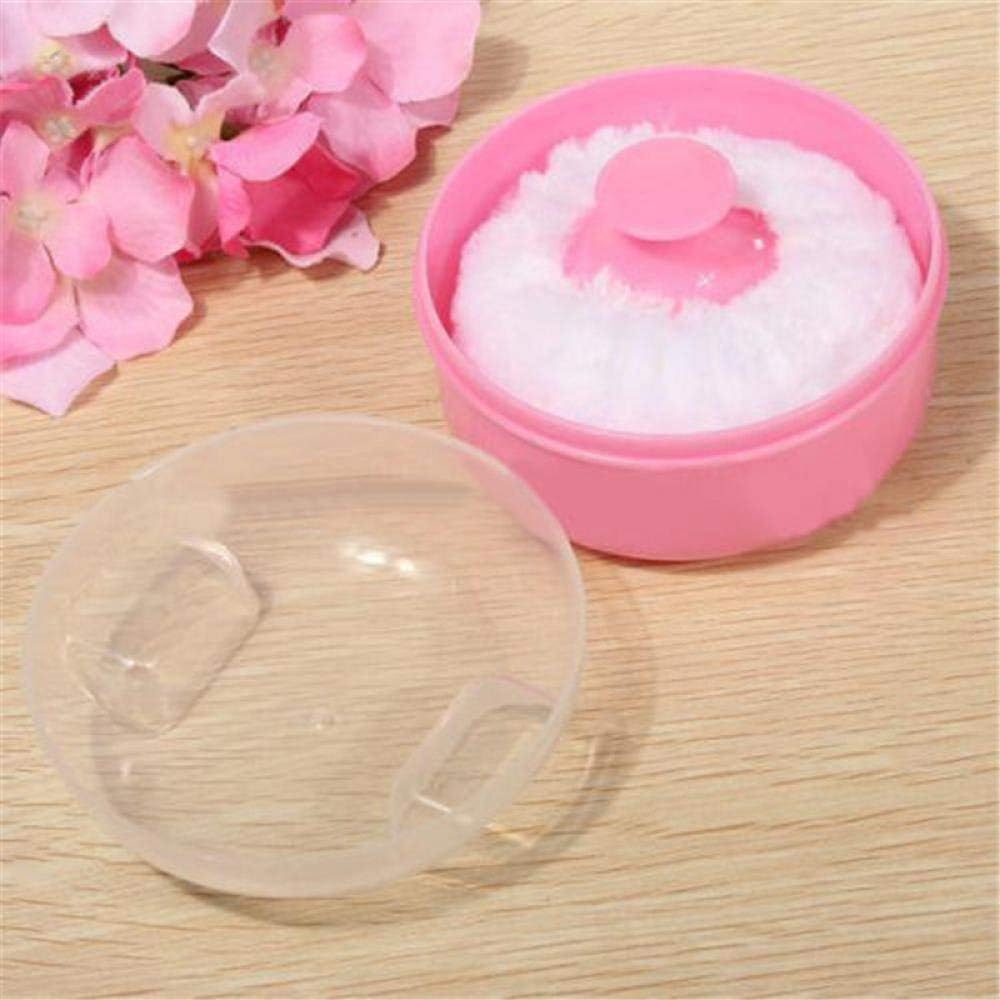 Pack of 1 Baby Powderr Puff with Container Case Talcum Sponge Baby