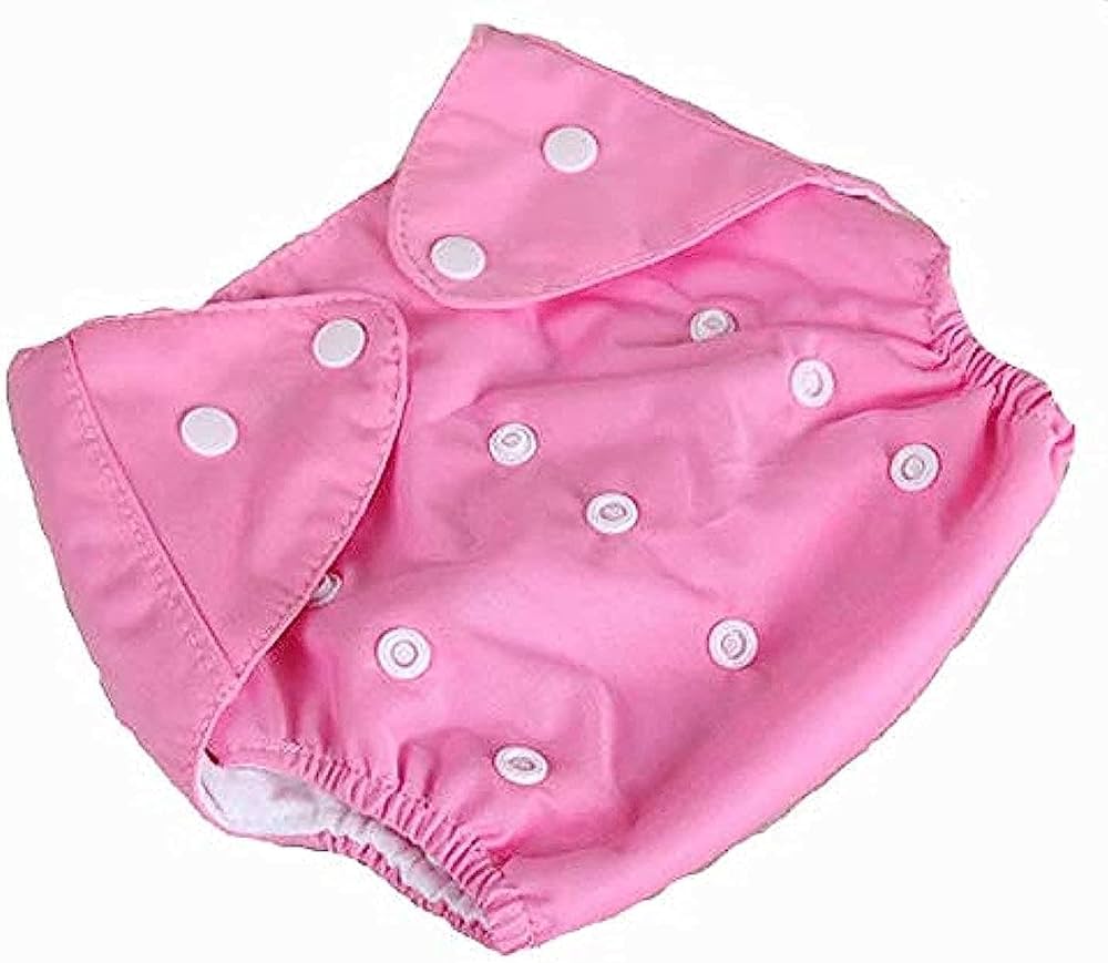 Baby Cloth Diapers Washable Adjustable, Waterproof, High-Quality Panty for Baby, Imported, Reusable, Washable Button Diaper for Newborns and Toddlers.
