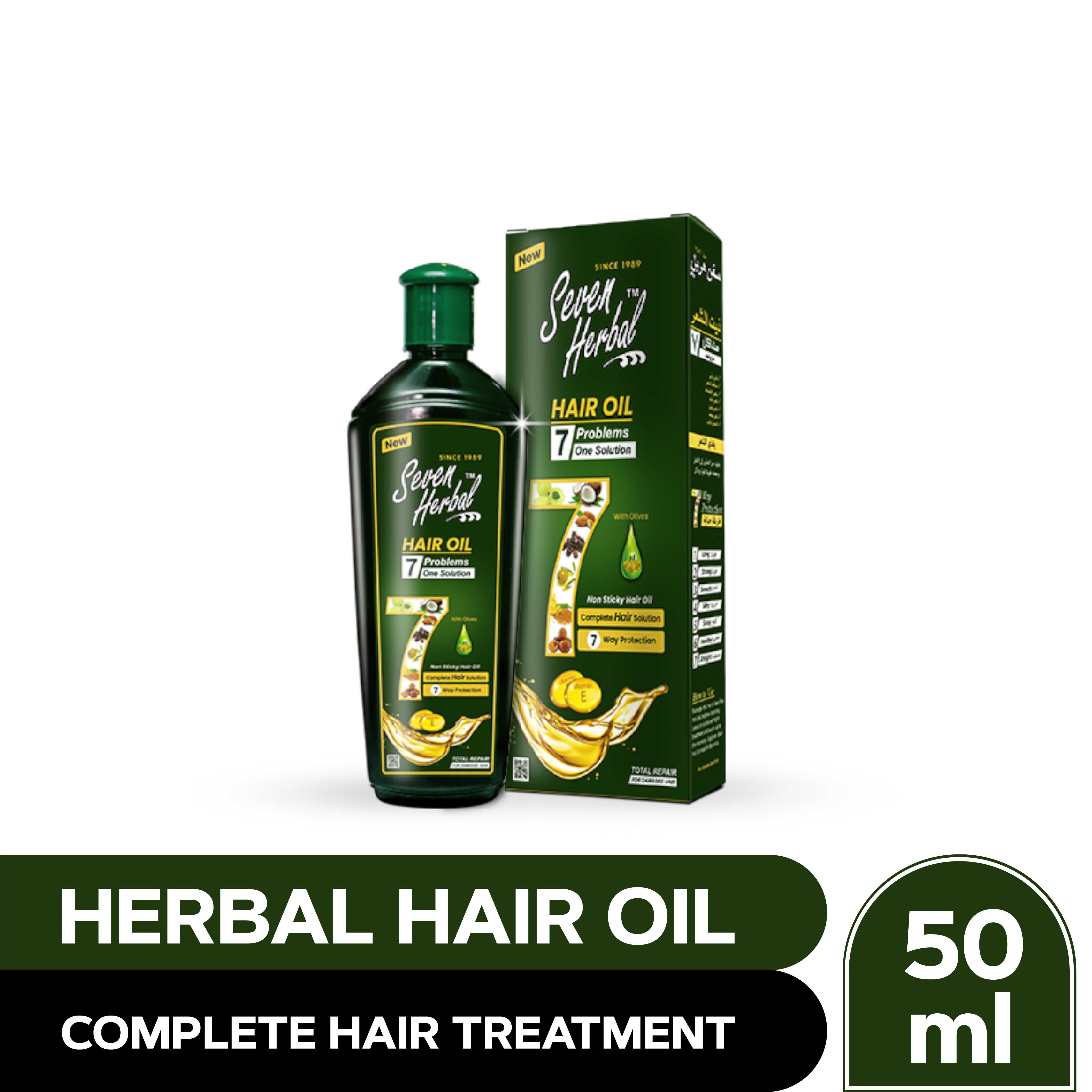 Seven Herbal Hair Oil - 50ml