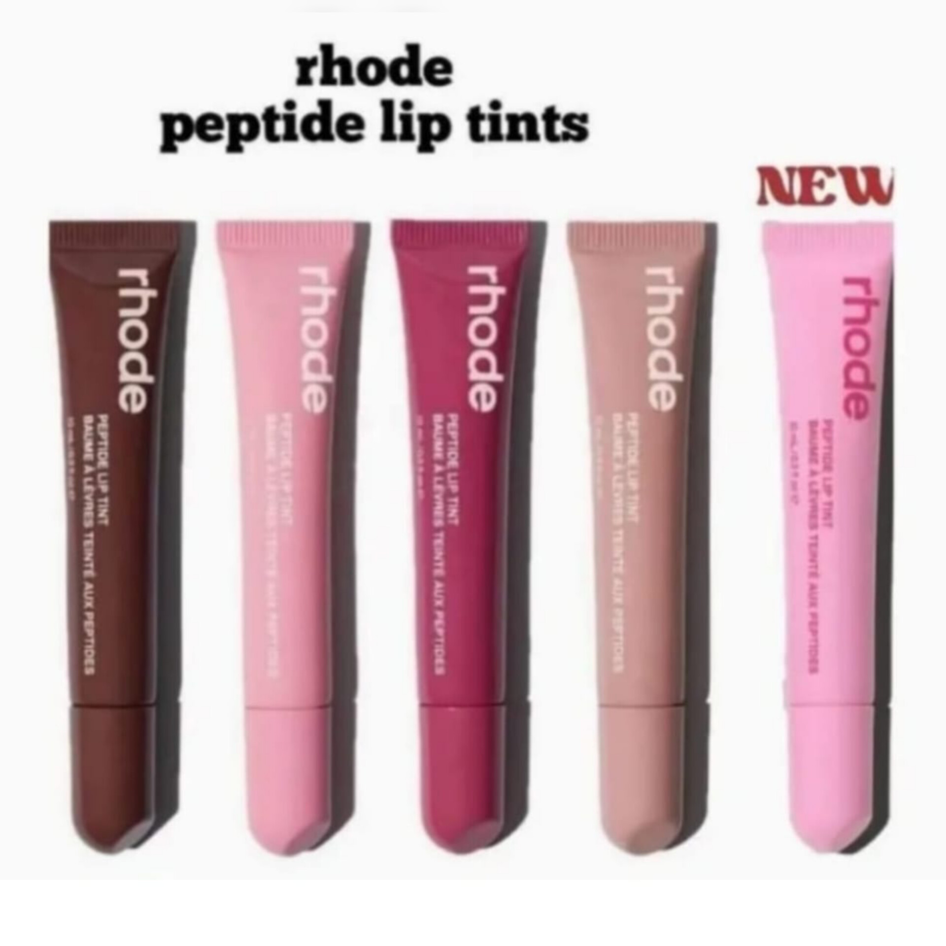 Rhode Lip Gloss & Lip Tint  With Lip Nourishing Serum & Lip Oil Balm Peptide Lip Treatment Multi-Use Lip Tint, Lipstick,Lip Oil Moisturizing, Hydrating Plumper Dupe Lip Gloss shiny mirror like finish.