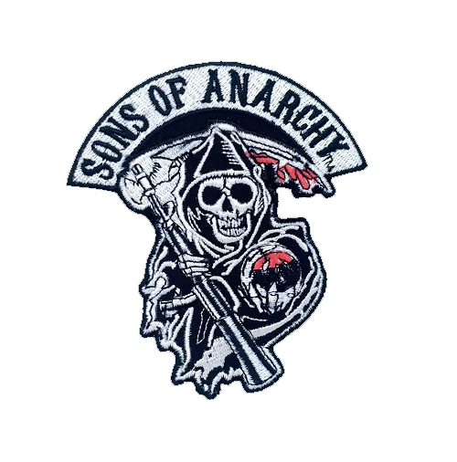 Sons Of Anarchy Vest Large Skull Patches For Back Of Vest Sons Of Anarchy Jacket - Foto 4