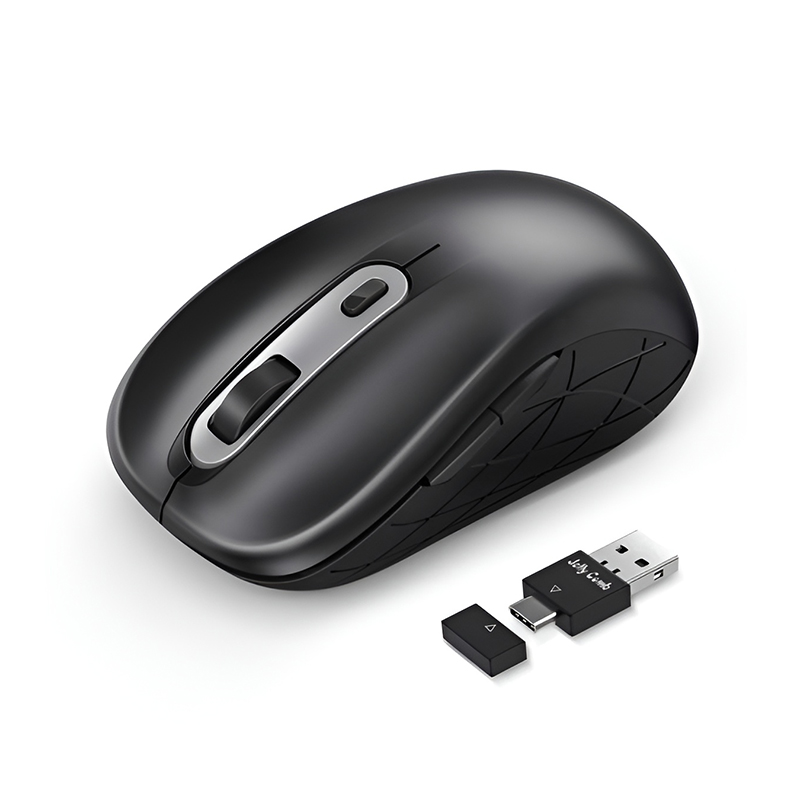 Wireless Mouse, Jelly Comb USB C Mouse, Silent Ergonomic Mouse,Computer Mouse with 3 DPI for Mac OS Windows Laptop