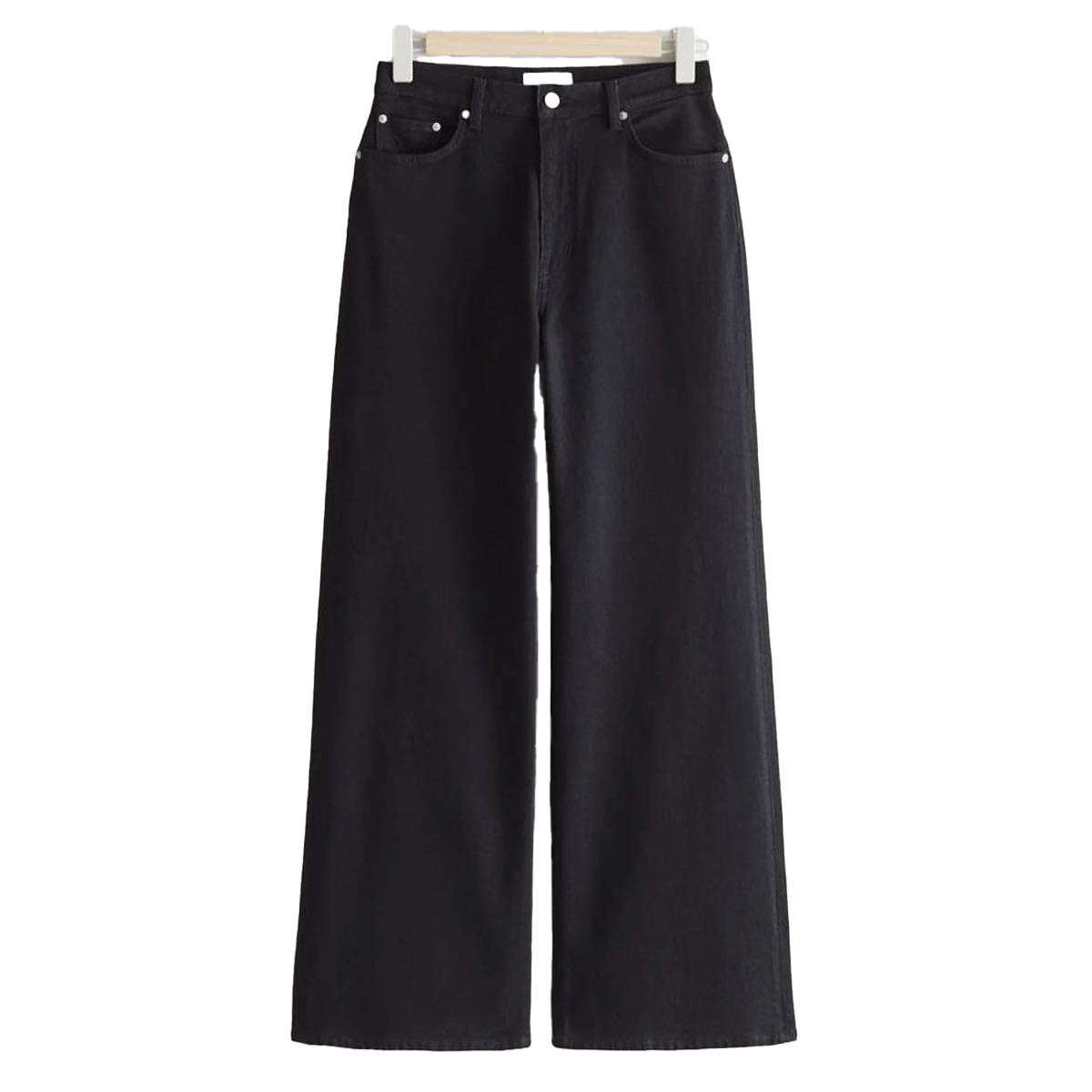 Women New Black Wide Leg High Waist Denim Jeans | Export Quality | ZRANZIE