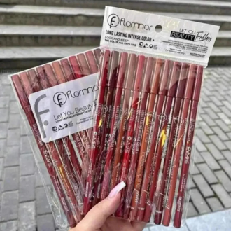 Pack of 6 & 12 Lip Pencils Lipsticks Muticolor Lippencils Dark Shades Matte 12/6Pcs Professional Lip Liner Set, Waterproof Matte Lip Liner Pencil, Smooth Lip Makeup Cosmetic Pen Set