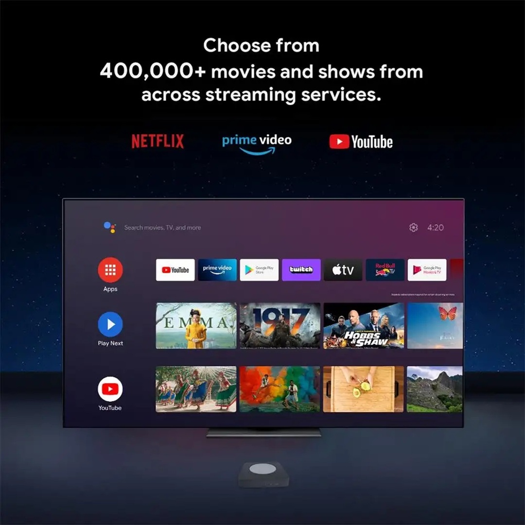 X96Q Pro - 8GB 128GB - Smart Android Tv Box with Simple Remote and TX20 PRO with Voice Remote,  Including Free Movies, Web-series Apps Installed  - Android TV Box By Al-Buraq Tech Zone