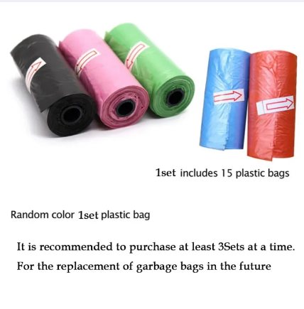 10 Rolls of Baby Diaper Diaper Disposal Bag Rubbish Bags Pet Dog Poo Waste Bag Rolls Garbage Pets Wastage Bags