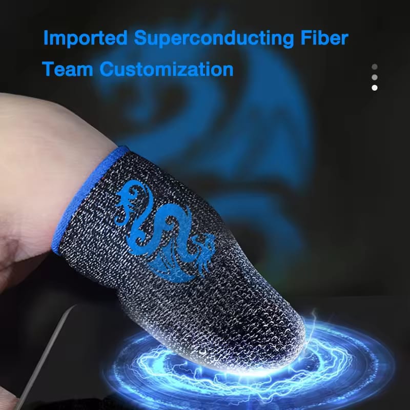 Gaming Finger Sleeves for Mobile – Sweatproof, Anti-Slip, Touchscreen Gloves for PUBG and Other Mobile Games