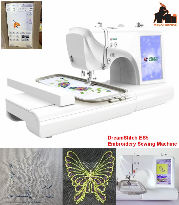 Dreamstitch ES5 Household Computerized Sewing Embroidery Machine fabric