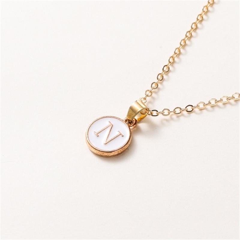 A to Z Alphabet Necklace,Locket,Pendants Gift for Boys Girls/Women Premium Design Name Necklace Ladies Jewelry Gift