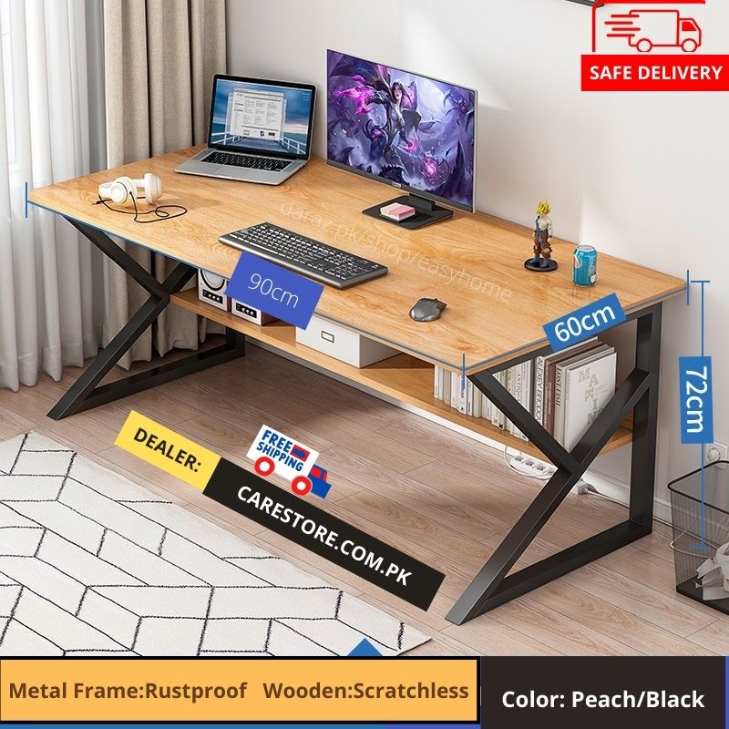 36/48Inch Length Wood Computer Desk PC Laptop Study Table Workstation Home Office Furniture
