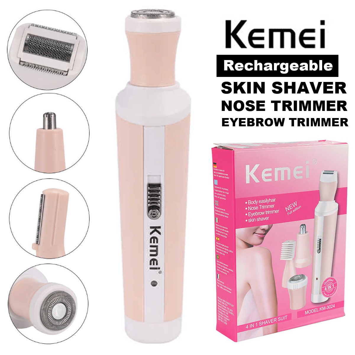 kemei 4 in 1 shaver