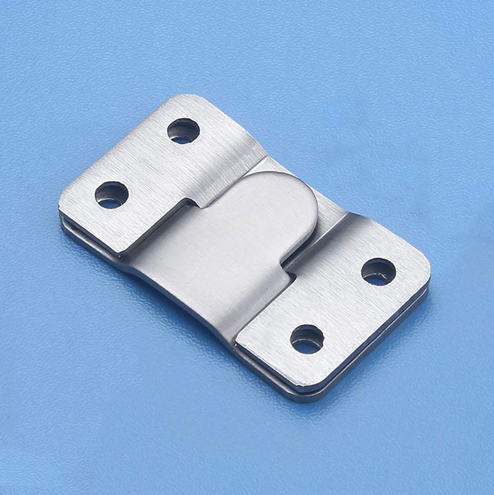10pcs Flush Mount Bracket, Stainless Steel Interlocking Photo Frame